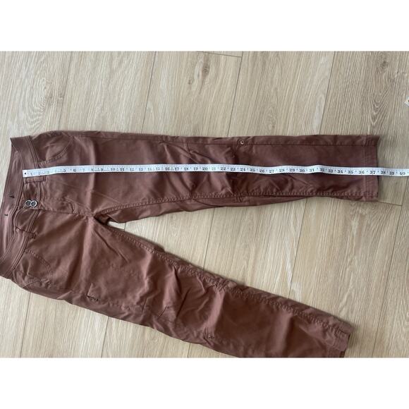 PrAna Pants Men's Brown Sepia Medium Straight Outdoor Performance Stretch Conver - Picture 12 of 16